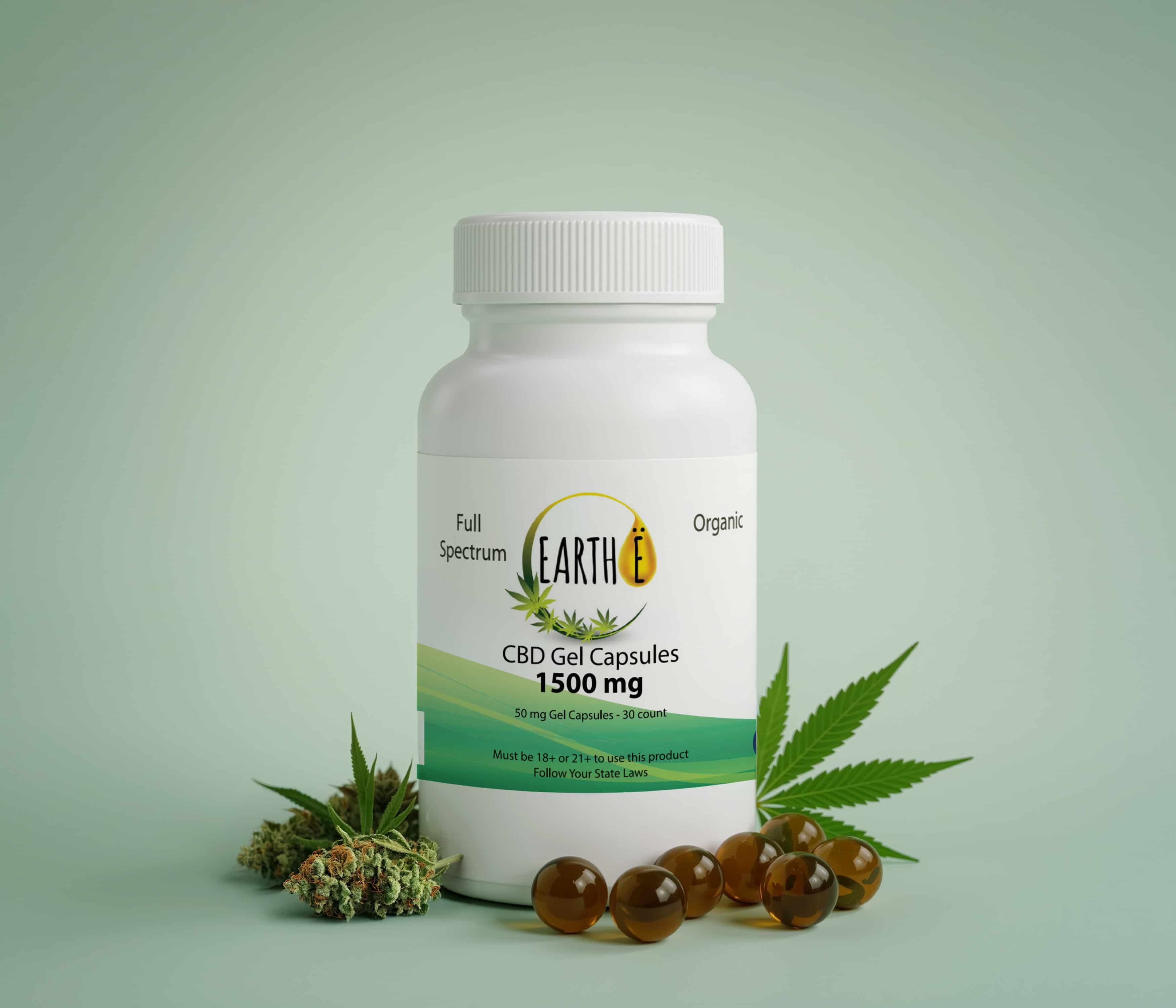 Organic CBD Gel Capsules |  Full Spectrum