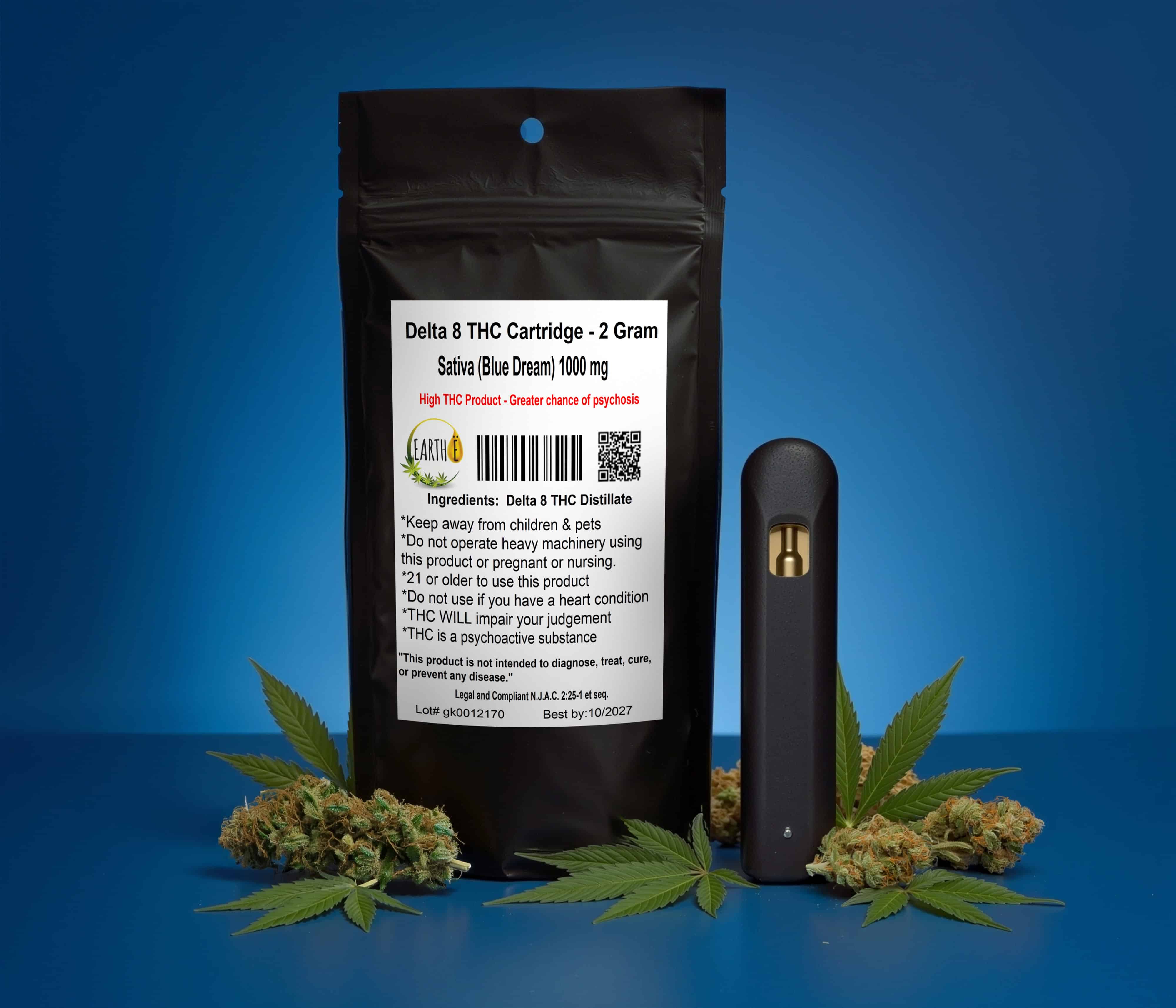 THC Cartridge - 2 Gram Distillate 