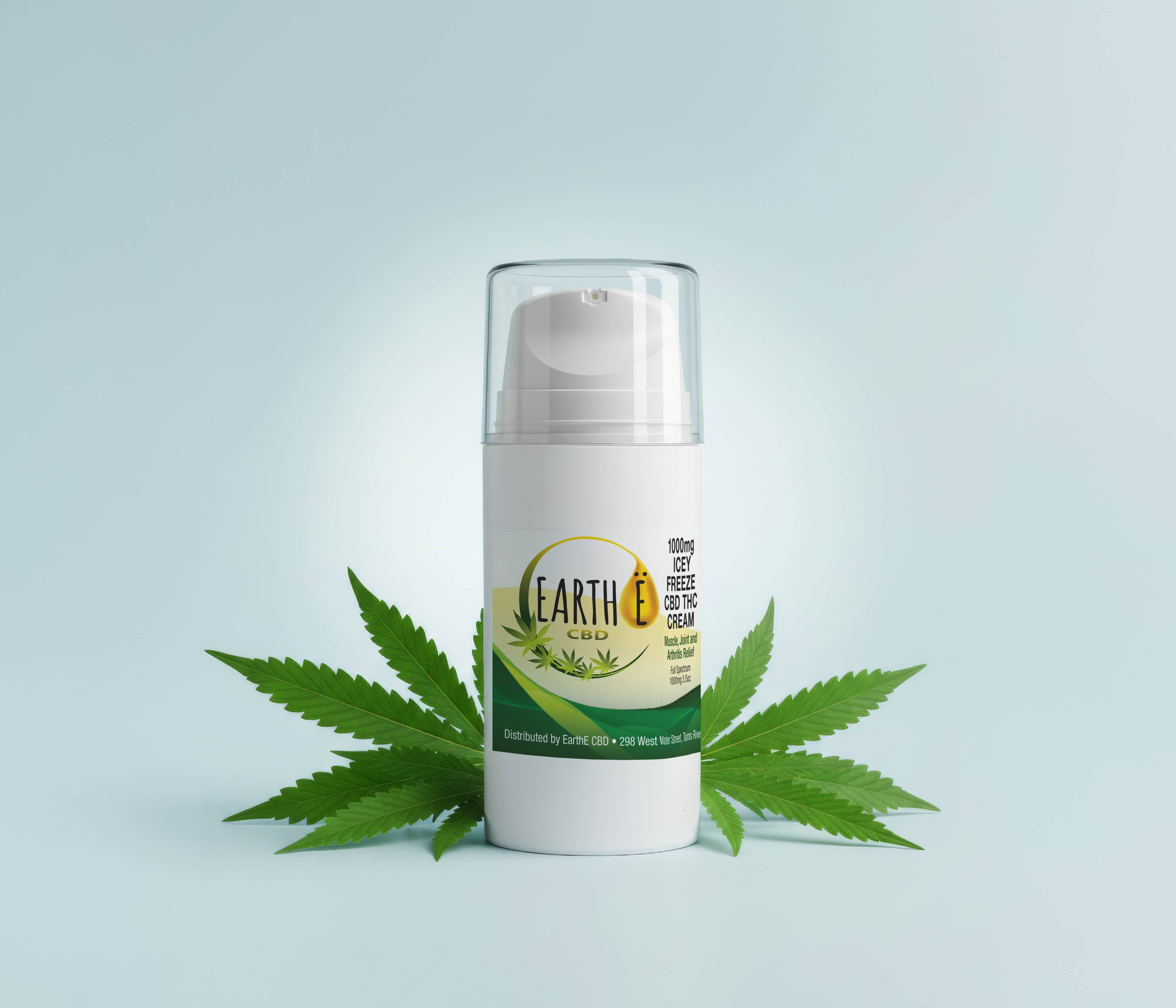 CBD and THC Pain Cream | Heat and Cold | 1500mg